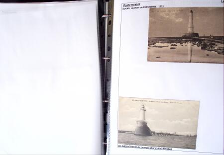 POSTE NAVALE 1900-1967, Collection de lettres montées