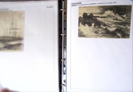 POSTE NAVALE 1900-1967, Collection de lettres montées