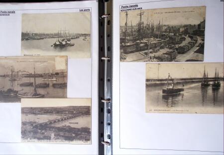 POSTE NAVALE 1900-1967, Collection de lettres montées