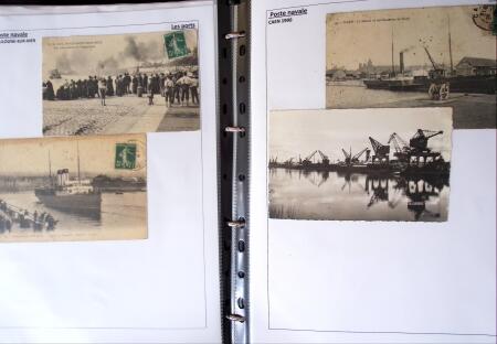 POSTE NAVALE 1900-1967, Collection de lettres montées