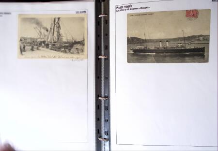 POSTE NAVALE 1900-1967, Collection de lettres montées