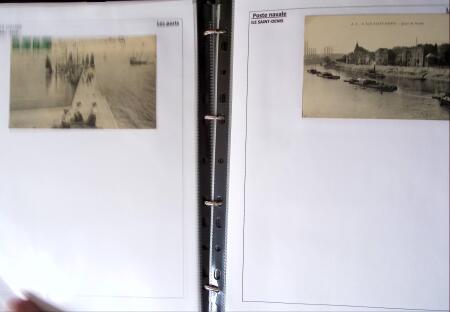 POSTE NAVALE 1900-1967, Collection de lettres montées
