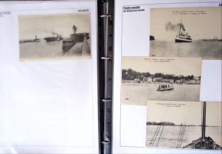 POSTE NAVALE 1900-1967, Collection de lettres montées