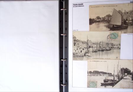 POSTE NAVALE 1900-1967, Collection de lettres montées