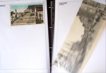 POSTE NAVALE 1900-1967, Collection de lettres montées