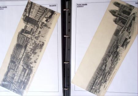 POSTE NAVALE 1900-1967, Collection de lettres montées