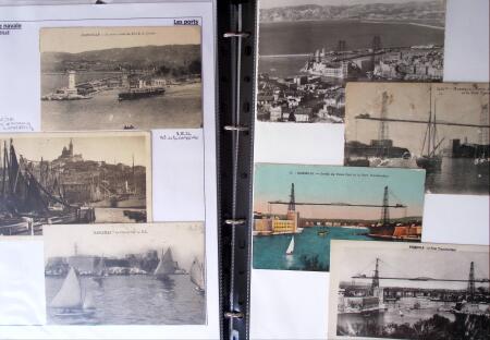 POSTE NAVALE 1900-1967, Collection de lettres montées