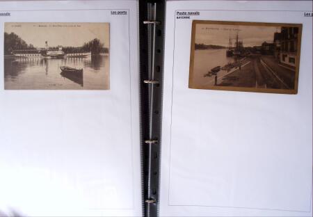 POSTE NAVALE 1900-1967, Collection de lettres montées