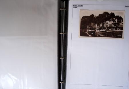 POSTE NAVALE 1900-1967, Collection de lettres montées