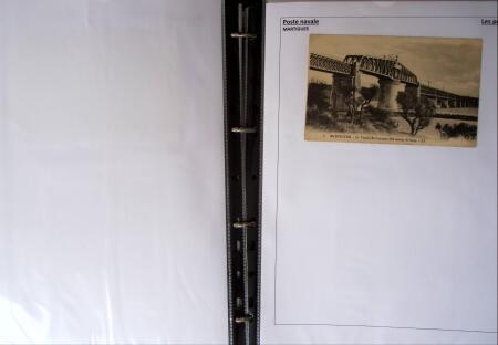 POSTE NAVALE 1900-1967, Collection de lettres montées
