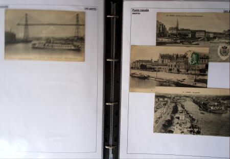 POSTE NAVALE 1900-1967, Collection de lettres montées