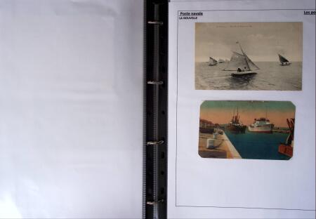 POSTE NAVALE 1900-1967, Collection de lettres montées