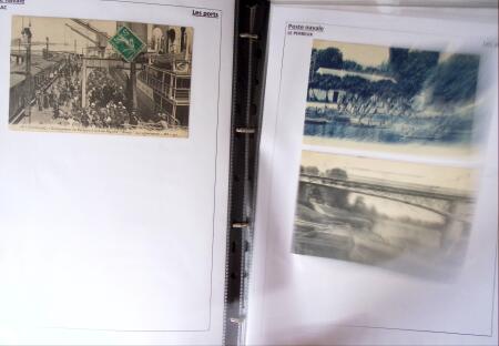 POSTE NAVALE 1900-1967, Collection de lettres montées