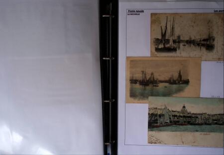 POSTE NAVALE 1900-1967, Collection de lettres montées