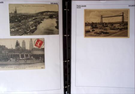 POSTE NAVALE 1900-1967, Collection de lettres montées