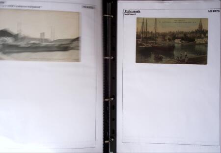 POSTE NAVALE 1900-1967, Collection de lettres montées