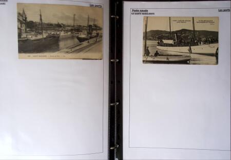 POSTE NAVALE 1900-1967, Collection de lettres montées