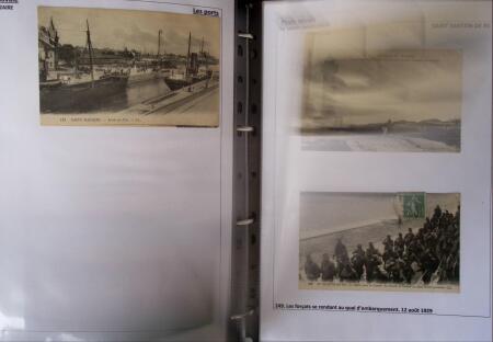 POSTE NAVALE 1900-1967, Collection de lettres montées