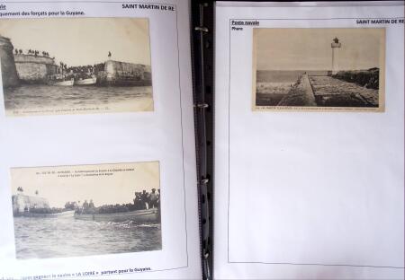 POSTE NAVALE 1900-1967, Collection de lettres montées