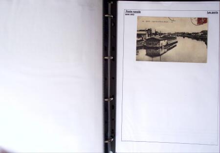 POSTE NAVALE 1900-1967, Collection de lettres montées
