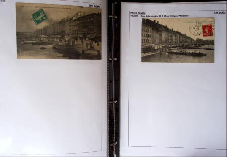 POSTE NAVALE 1900-1967, Collection de lettres montées