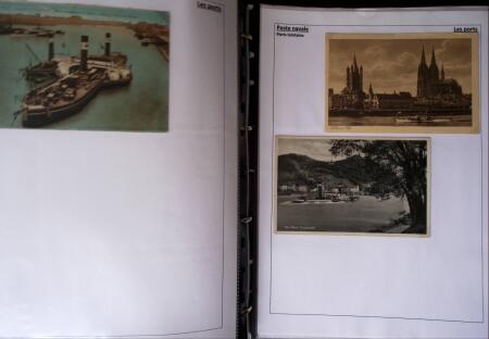 POSTE NAVALE 1900-1967, Collection de lettres montées
