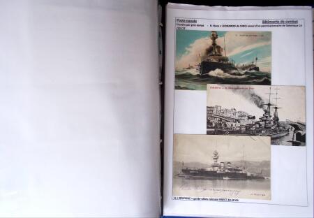 POSTE NAVALE 1900-1967, Collection de lettres montées