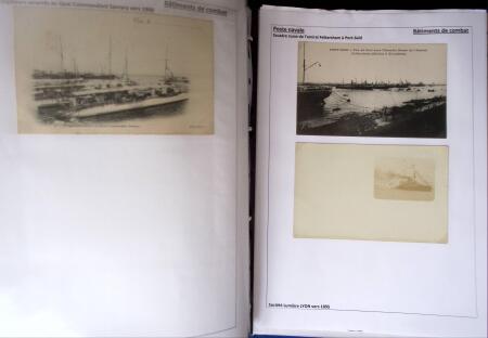 POSTE NAVALE 1900-1967, Collection de lettres montées