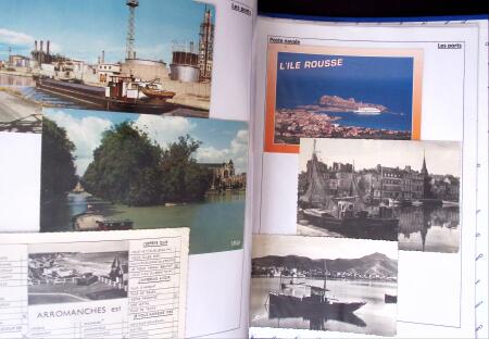 POSTE NAVALE 1900-1967, Collection de lettres montées