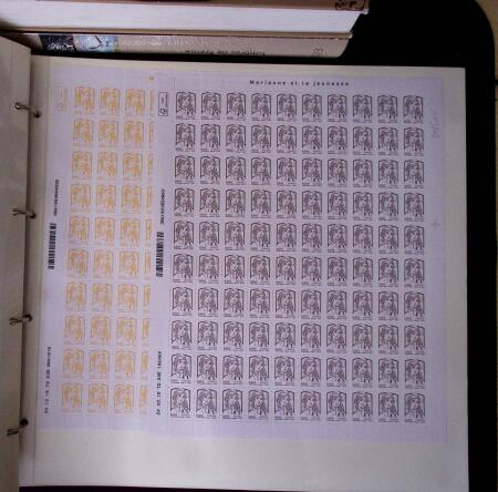 1970-2019, Timbres neufs de France avec surtout Marianne