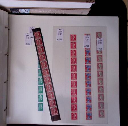 1970-2019, Timbres neufs de France avec surtout Marianne