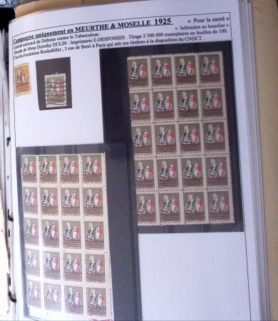 1925-2004, Superbe thématique sur la TUBERCULOSE montée