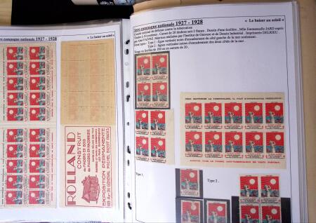 1925-2004, Superbe thématique sur la TUBERCULOSE montée