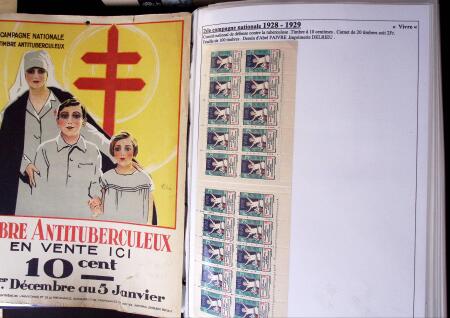 1925-2004, Superbe thématique sur la TUBERCULOSE montée