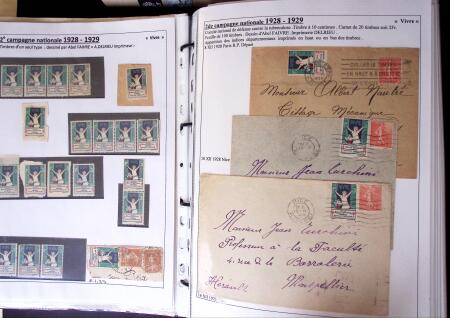 1925-2004, Superbe thématique sur la TUBERCULOSE montée