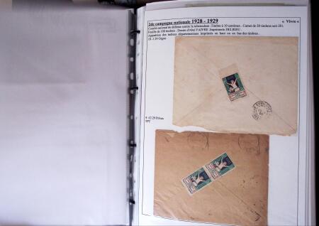 1925-2004, Superbe thématique sur la TUBERCULOSE montée