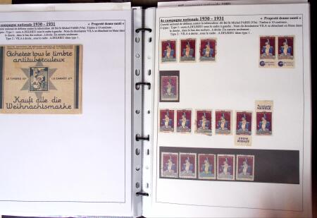 1925-2004, Superbe thématique sur la TUBERCULOSE montée