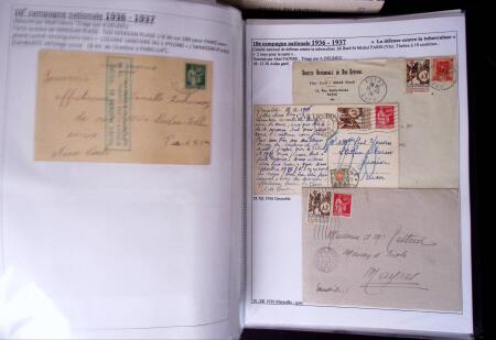 1925-2004, Superbe thématique sur la TUBERCULOSE montée