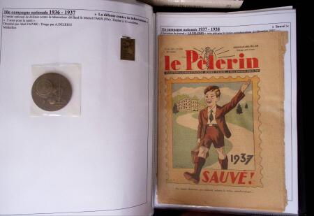 1925-2004, Superbe thématique sur la TUBERCULOSE montée