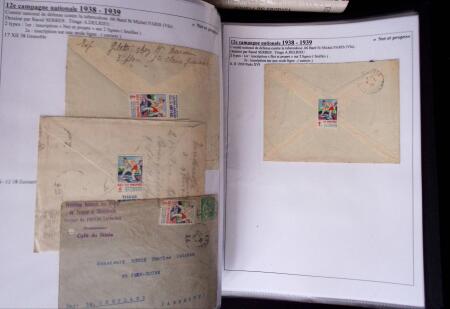 1925-2004, Superbe thématique sur la TUBERCULOSE montée