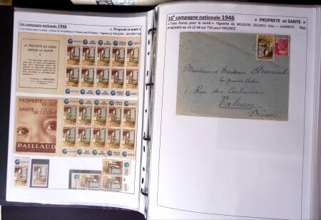 1925-2004, Superbe thématique sur la TUBERCULOSE montée