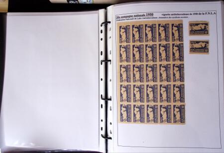 1925-2004, Superbe thématique sur la TUBERCULOSE montée