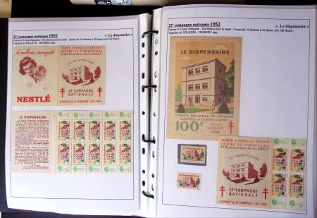 1925-2004, Superbe thématique sur la TUBERCULOSE montée
