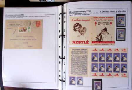 1925-2004, Superbe thématique sur la TUBERCULOSE montée