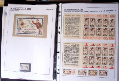 1925-2004, Superbe thématique sur la TUBERCULOSE montée