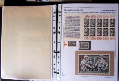 1925-2004, Superbe thématique sur la TUBERCULOSE montée