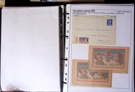 1925-2004, Superbe thématique sur la TUBERCULOSE montée
