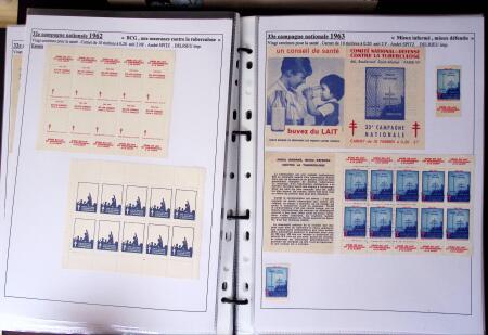 1925-2004, Superbe thématique sur la TUBERCULOSE montée