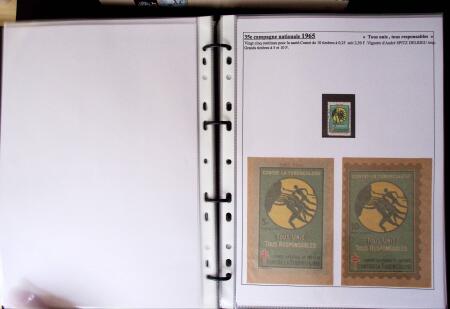 1925-2004, Superbe thématique sur la TUBERCULOSE montée