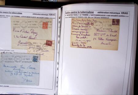 1925-2004, Superbe thématique sur la TUBERCULOSE montée